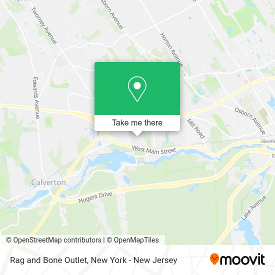 Rag and Bone Outlet map