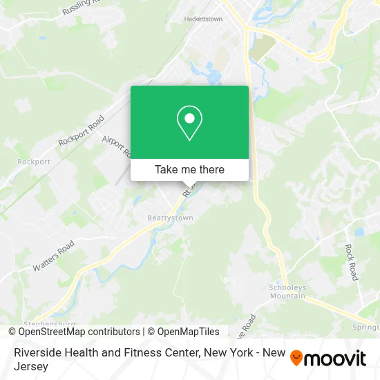 Riverside Health and Fitness Center map