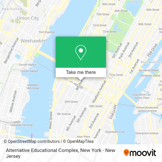 Alternative Educational Complex map