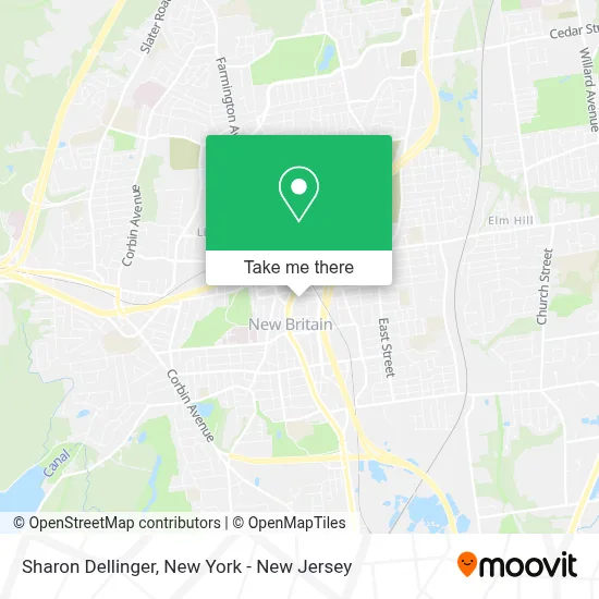 Sharon Dellinger map