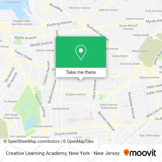 Creative Learning Academy map