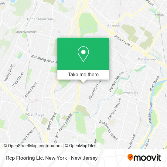 Rcp Flooring Llc map