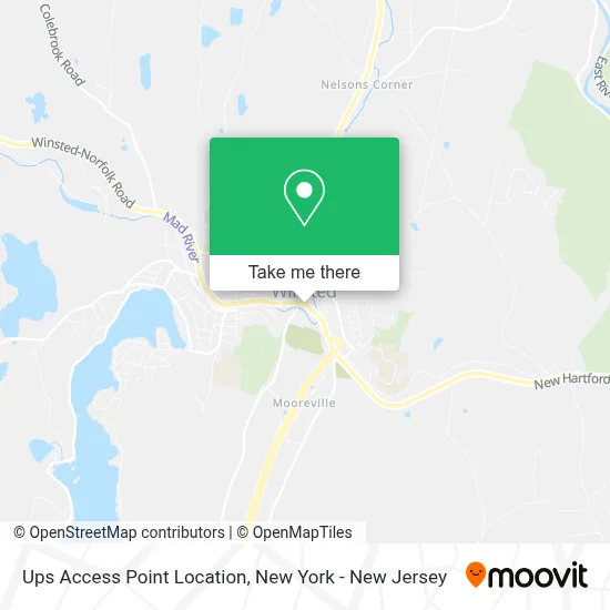 Ups Access Point Location map