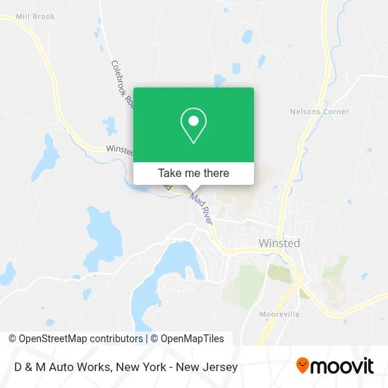 D & M Auto Works map