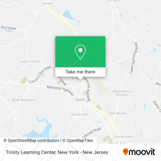 Trinity Learning Center map