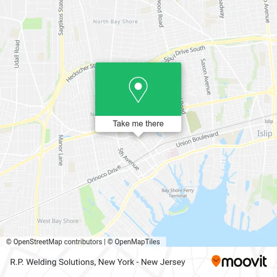 R.P. Welding Solutions map
