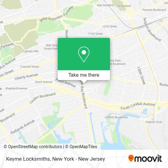 Keyme Locksmiths map