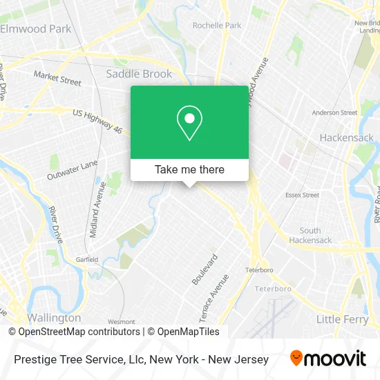 Prestige Tree Service, Llc map