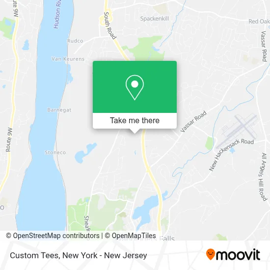 Custom Tees map