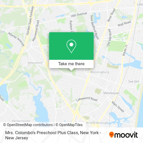 Mrs. Colombo's Preschool Plus Class map