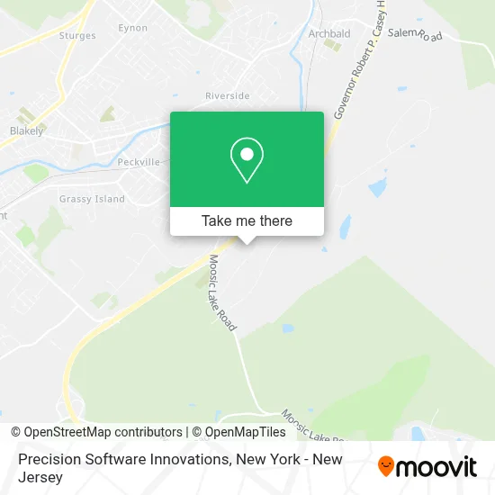Precision Software Innovations map
