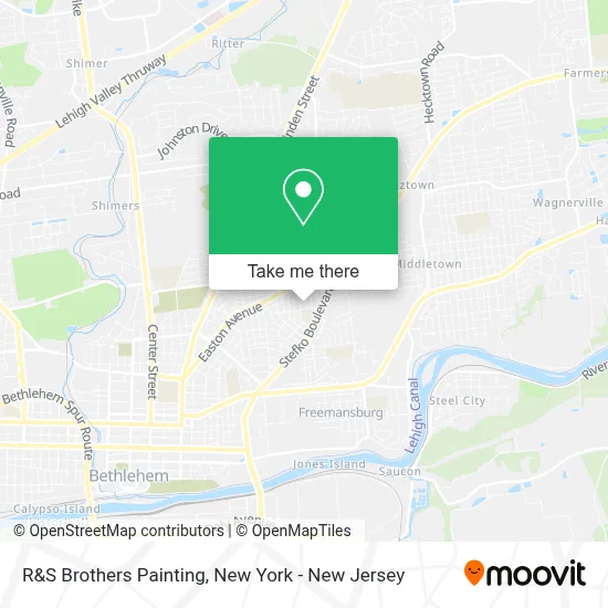 R&S Brothers Painting map