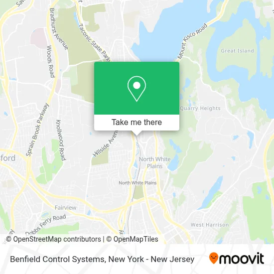 Benfield Control Systems map