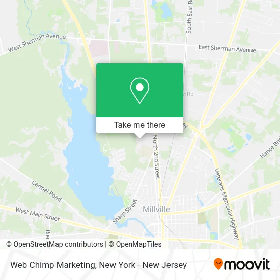 Web Chimp Marketing map