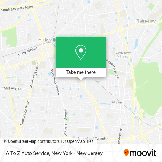 A To Z Auto Service map