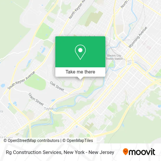 Rg Construction Services map