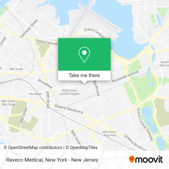 Raveco Medical map