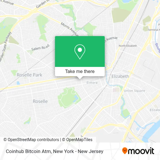 Coinhub Bitcoin Atm map
