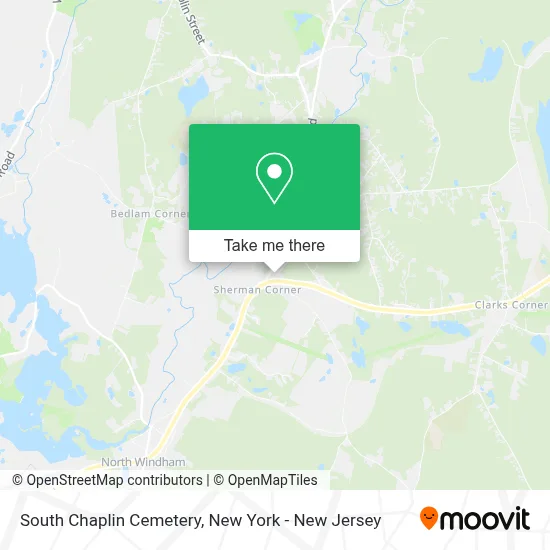South Chaplin Cemetery map