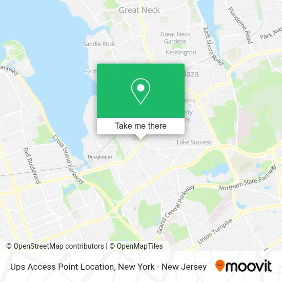 Ups Access Point Location map
