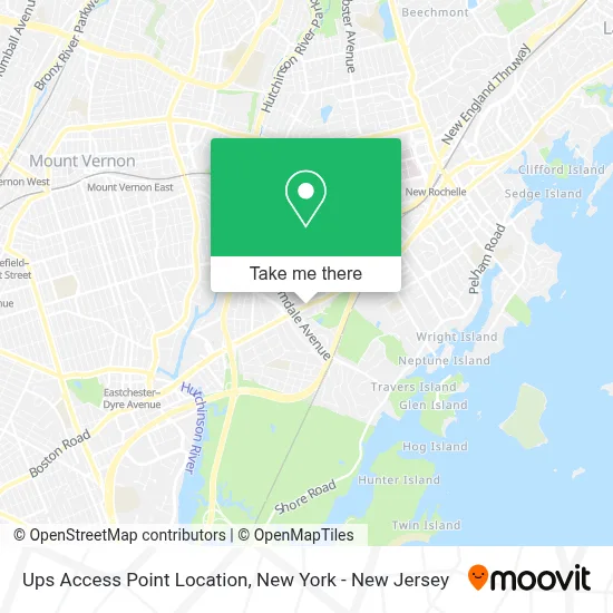Ups Access Point Location map