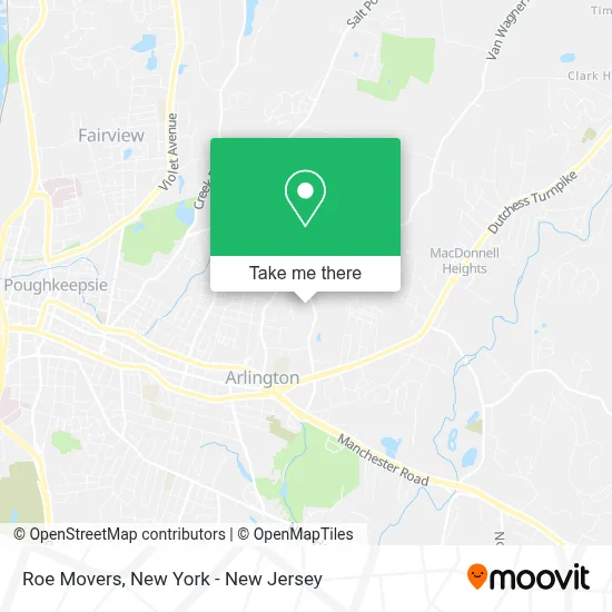 Roe Movers map