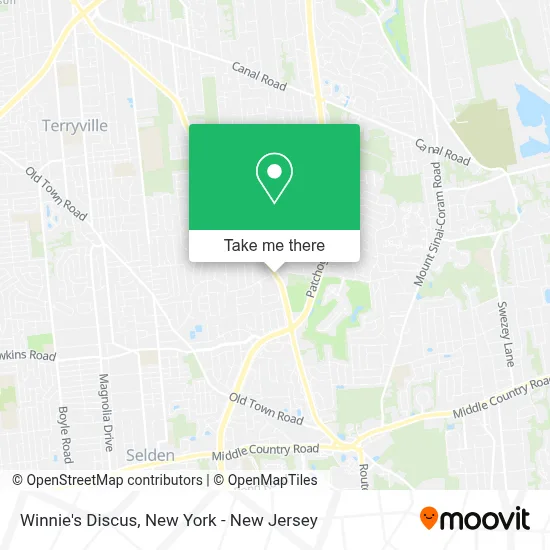 Winnie's Discus map