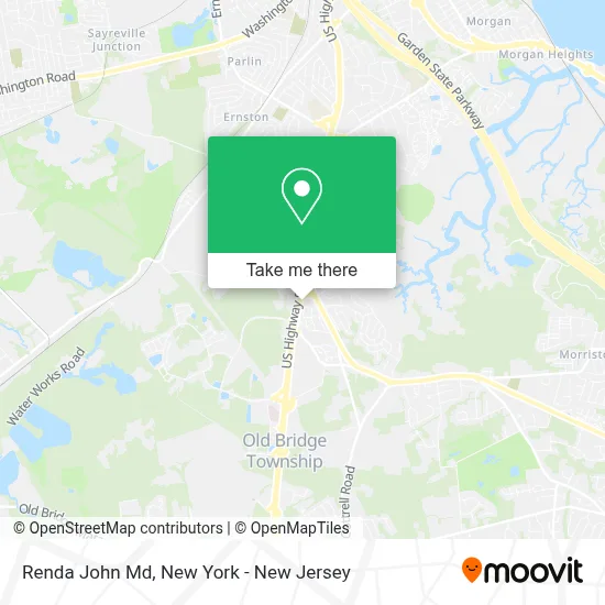 Renda John Md map