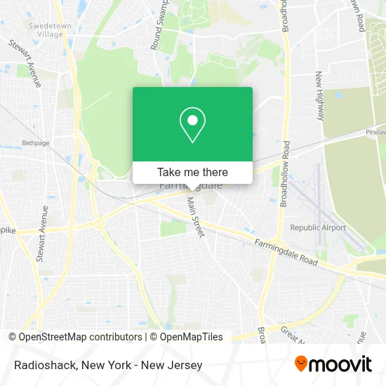Radioshack map