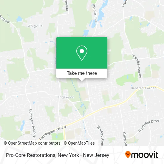 Pro-Core Restorations map