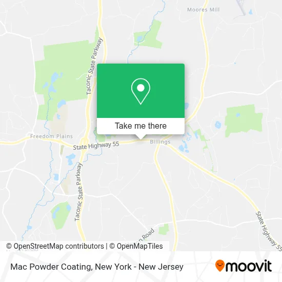Mac Powder Coating map