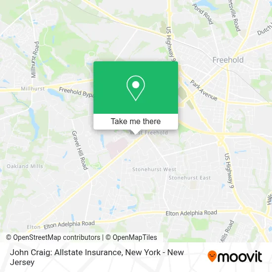 John Craig: Allstate Insurance map