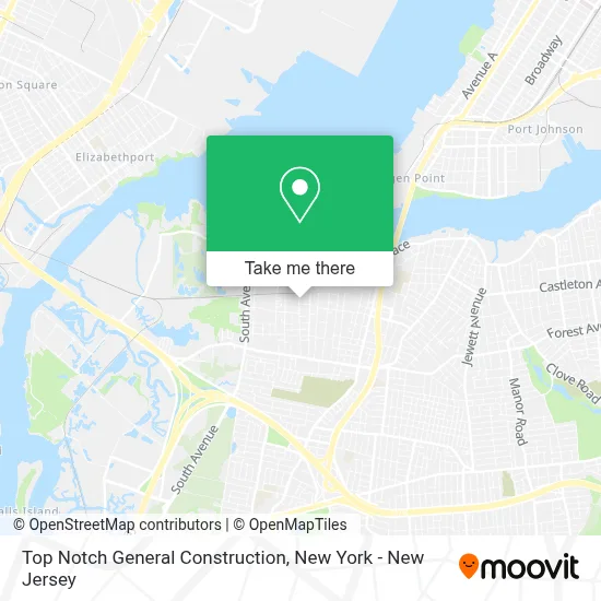 Top Notch General Construction map