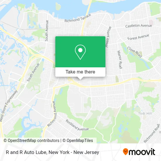 R and R Auto Lube map