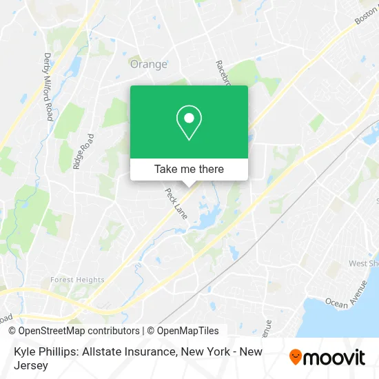 Kyle Phillips: Allstate Insurance map