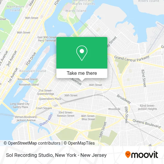 Sol Recording Studio map