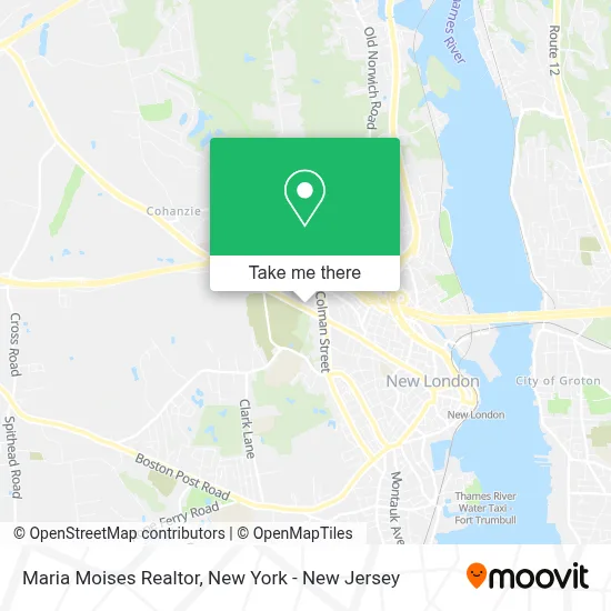 Maria Moises Realtor map