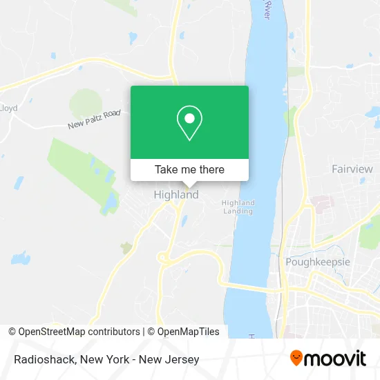 Radioshack map