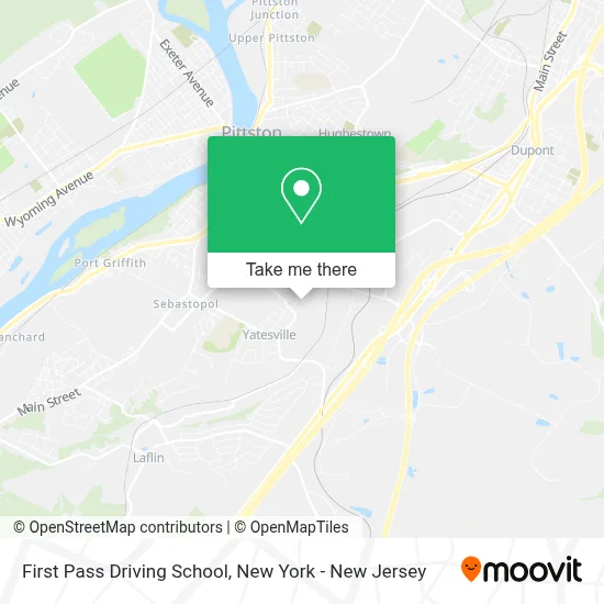 First Pass Driving School map