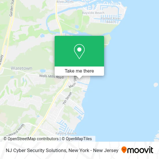 NJ Cyber Security Solutions map