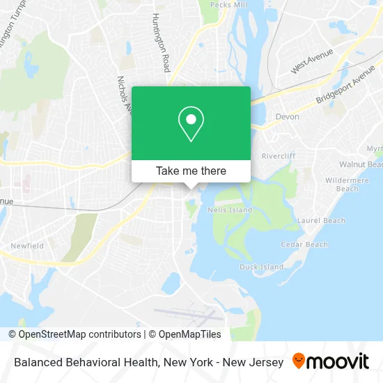 Balanced Behavioral Health map
