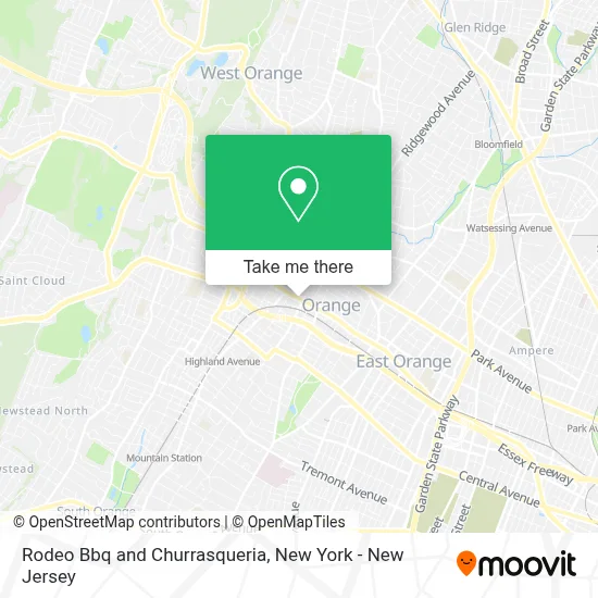Rodeo Bbq and Churrasqueria map