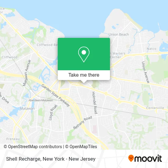 Shell Recharge map