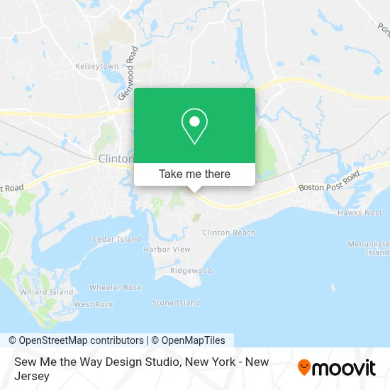 Sew Me the Way Design Studio map