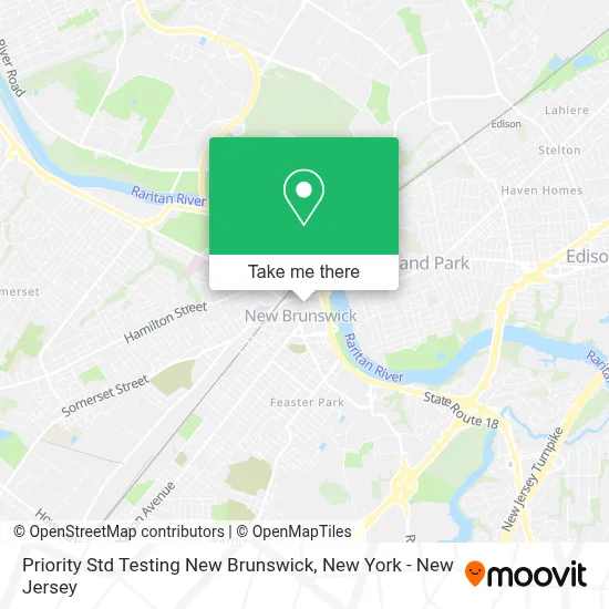 Priority Std Testing New Brunswick map