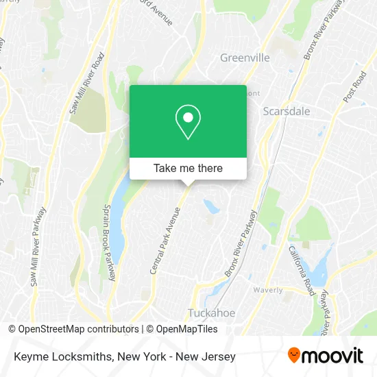 Keyme Locksmiths map