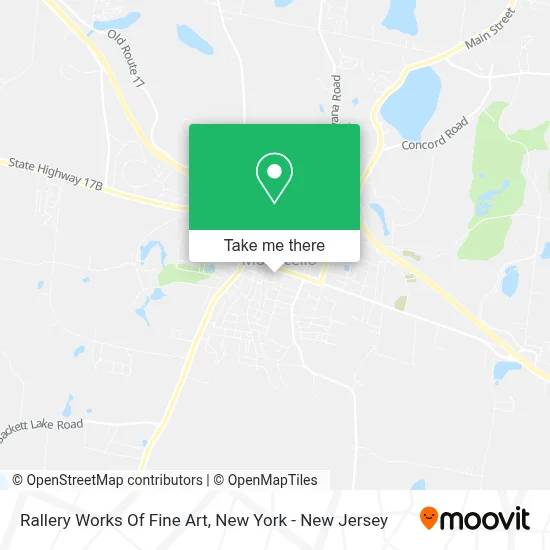 Rallery Works Of Fine Art map