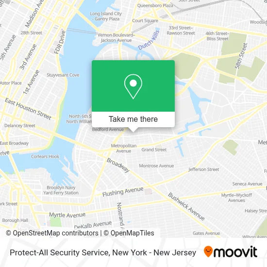 Protect-All Security Service map