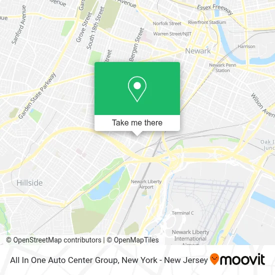 All In One Auto Center Group map