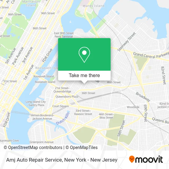 Amj Auto Repair Service map
